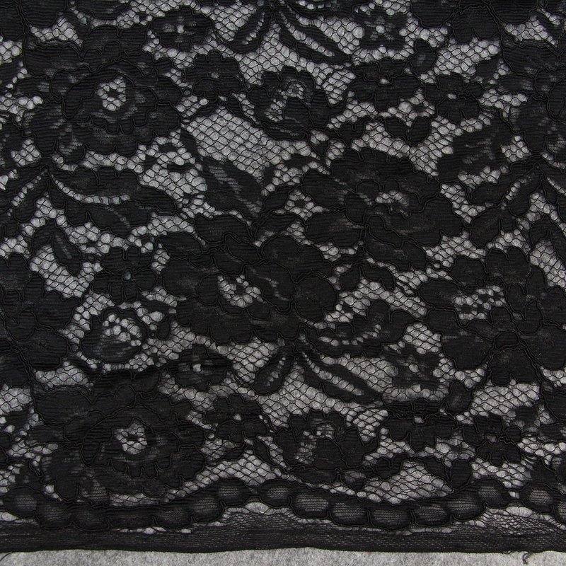 Lace Fabric Scallop Edge Dress for Women's Wear Wholesale Supplier 19
